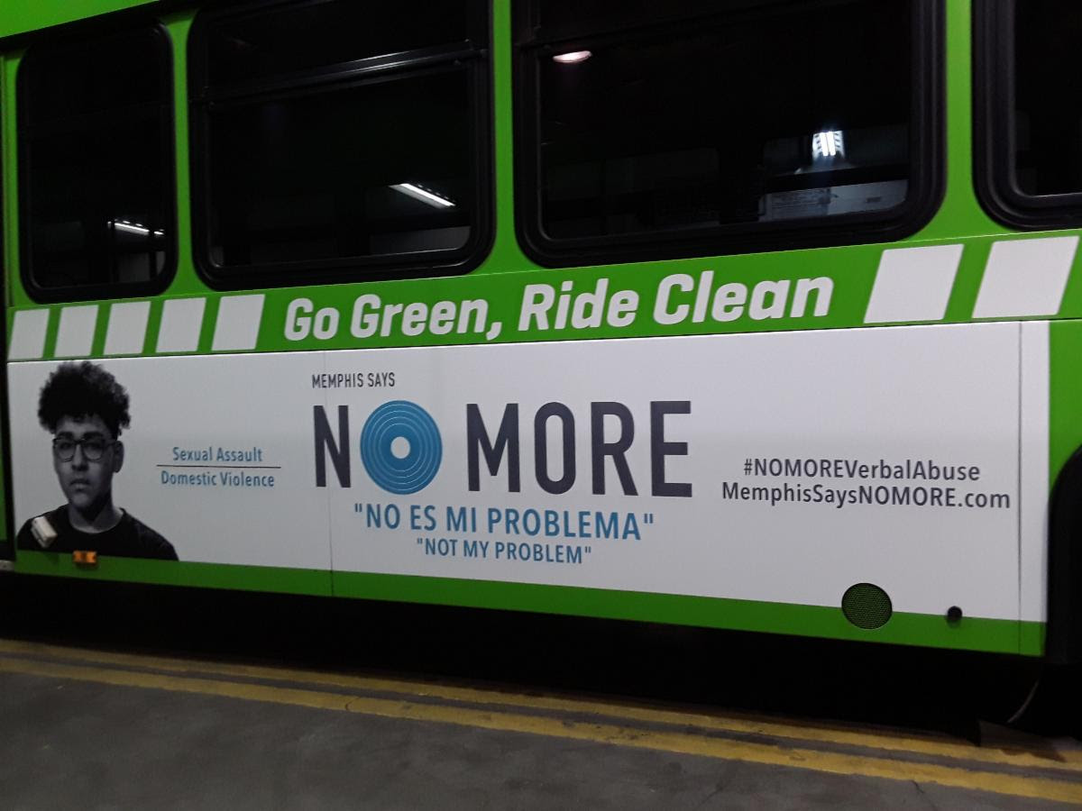 Memphis Says NO MORE Debuts New MATA Bus Campaign Memphis Says NO MORE